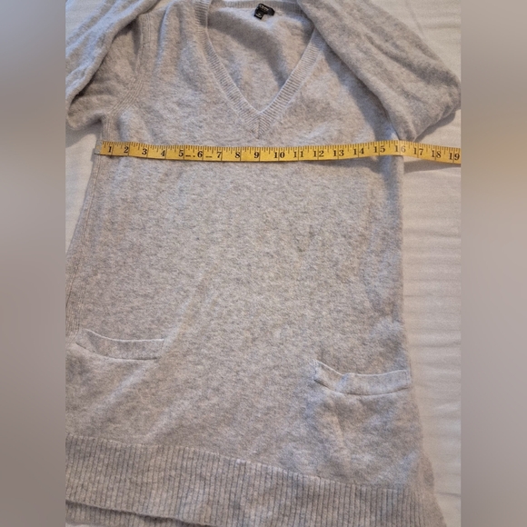 J. Crew V-Neck Sweater with Pockets - Picture 8 of 12